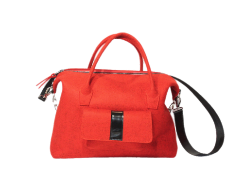 red-felt-travel-bag